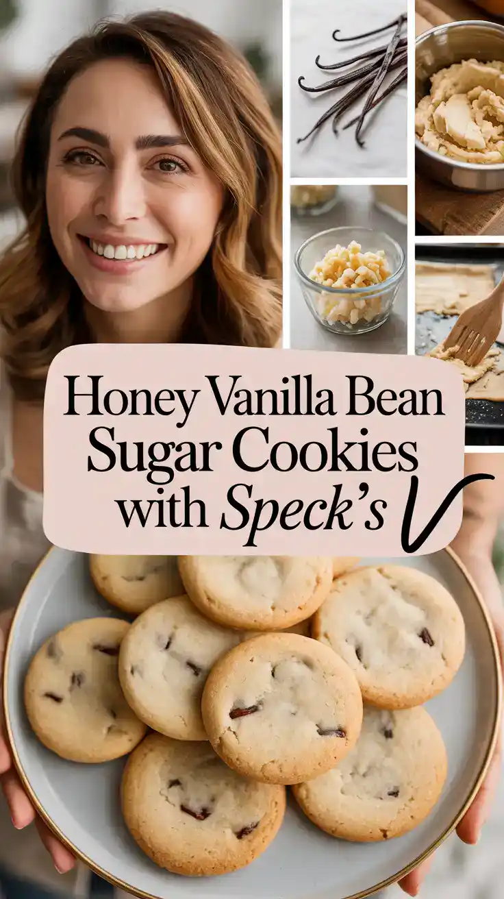 Honey Vanilla Bean Sugar Cookies