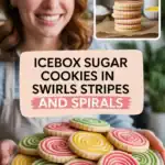 Icebox Sugar Cookies In Swirls