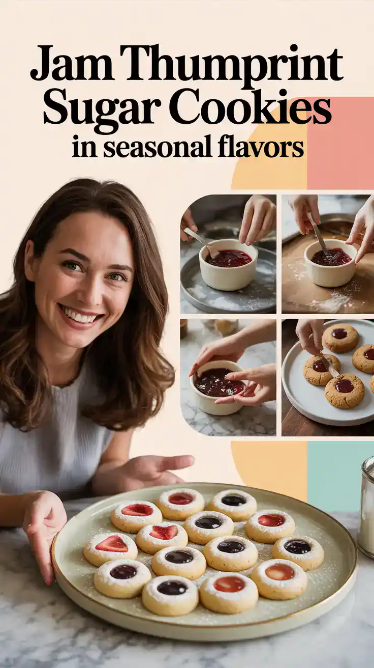 Jam Thumbprint Sugar Cookies