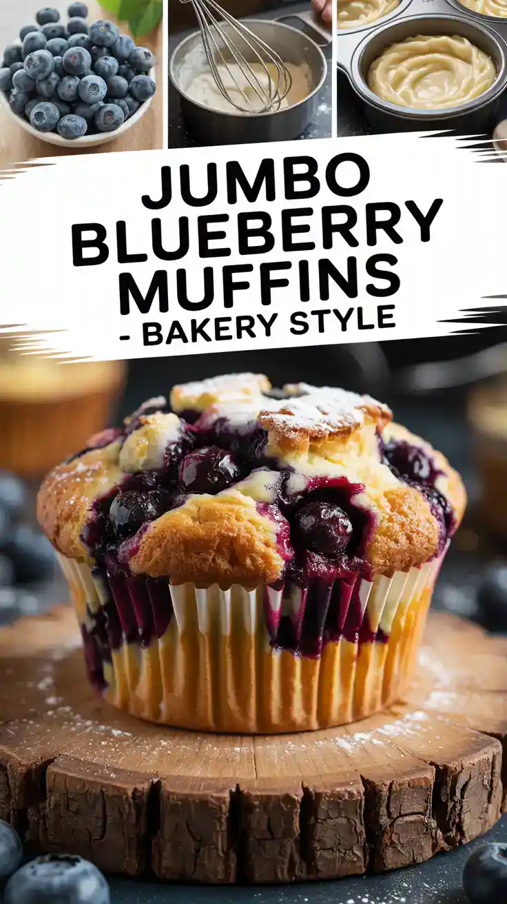 Jumbo Blueberry Muffins