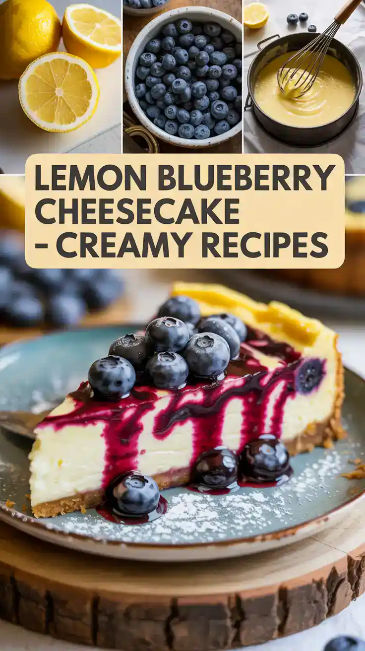 Lemon Blueberry Cheesecake