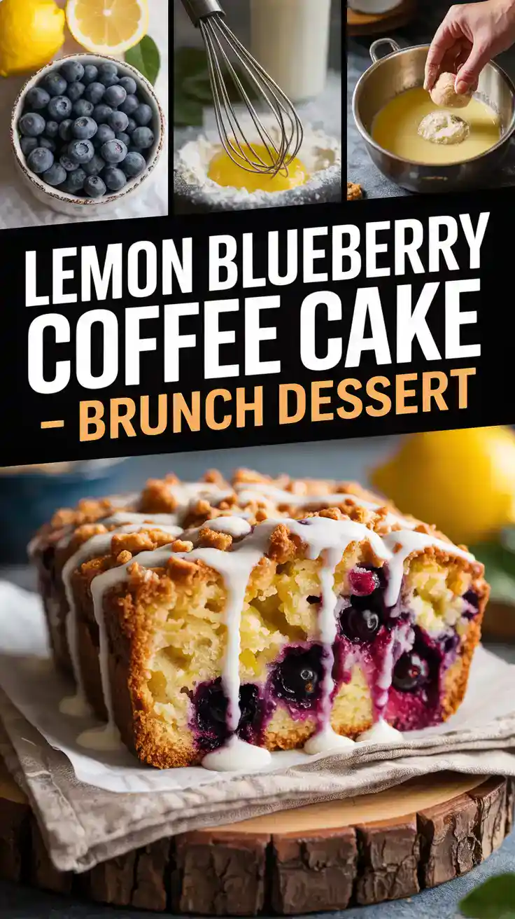 Lemon Blueberry Coffee Cake