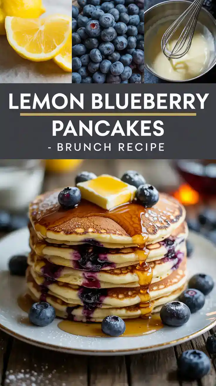 Lemon Blueberry Pancakes