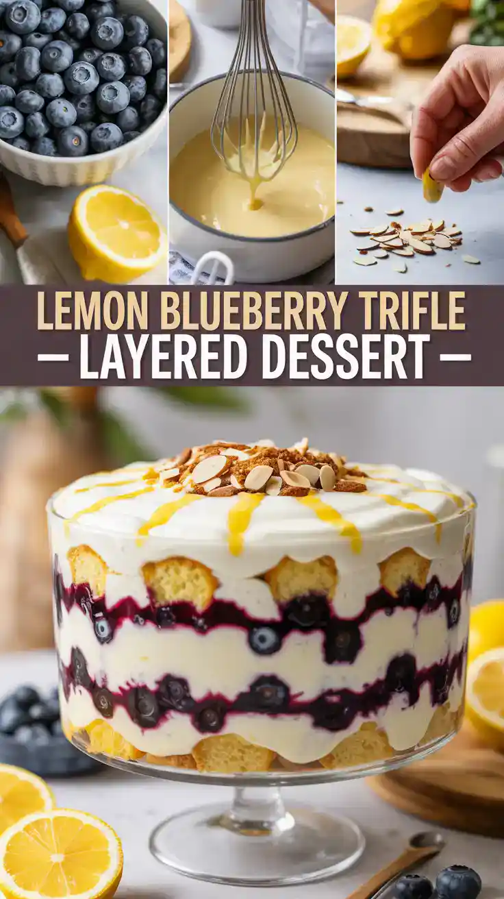 Lemon Blueberry Trifle