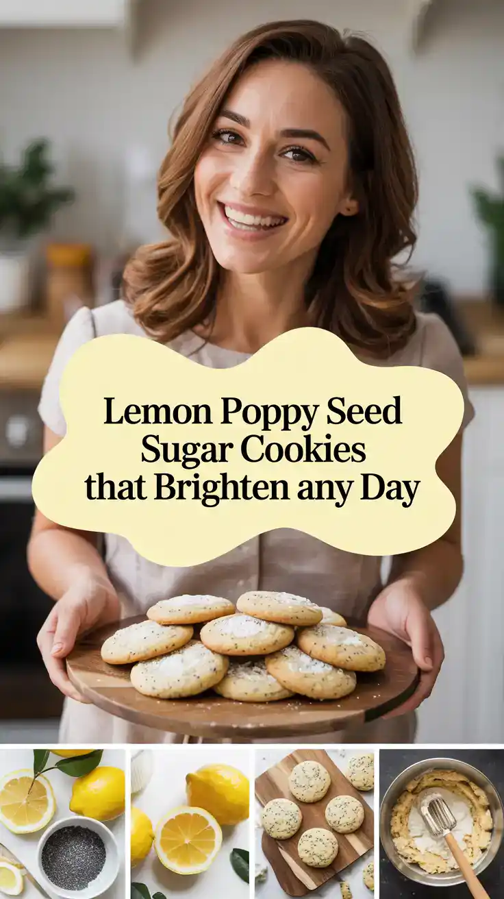 Lemon Poppy Seed Sugar Cookies
