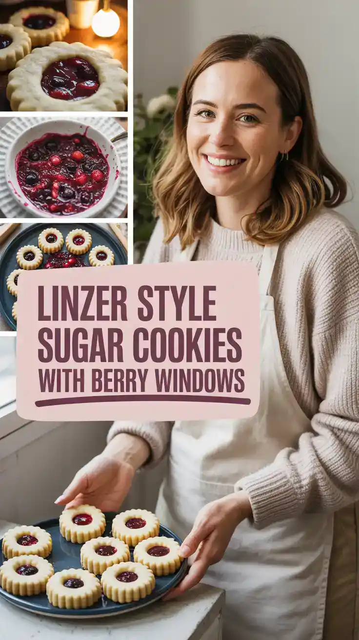 Linzer Style Sugar Cookies