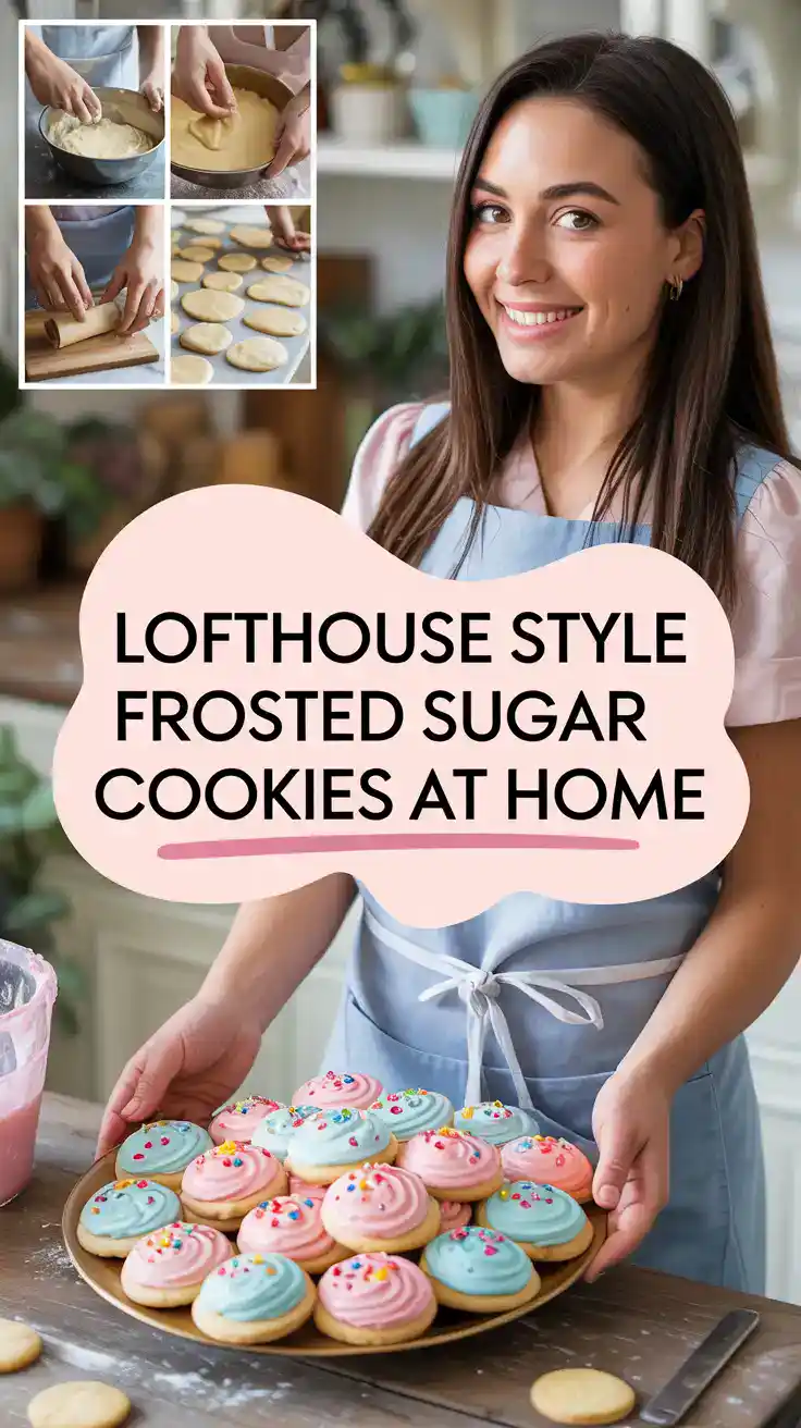 Lofthouse Style Frosted Sugar Cookies