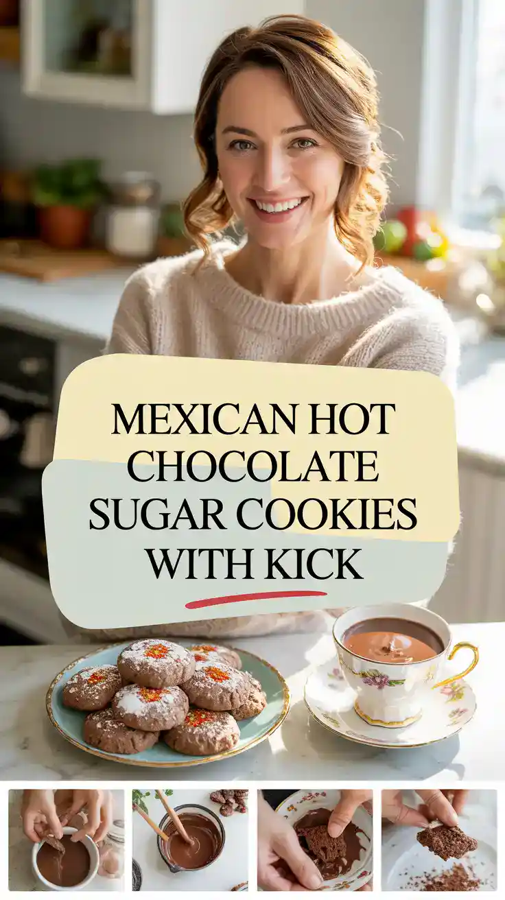 Mexican Hot Chocolate Sugar Cookies