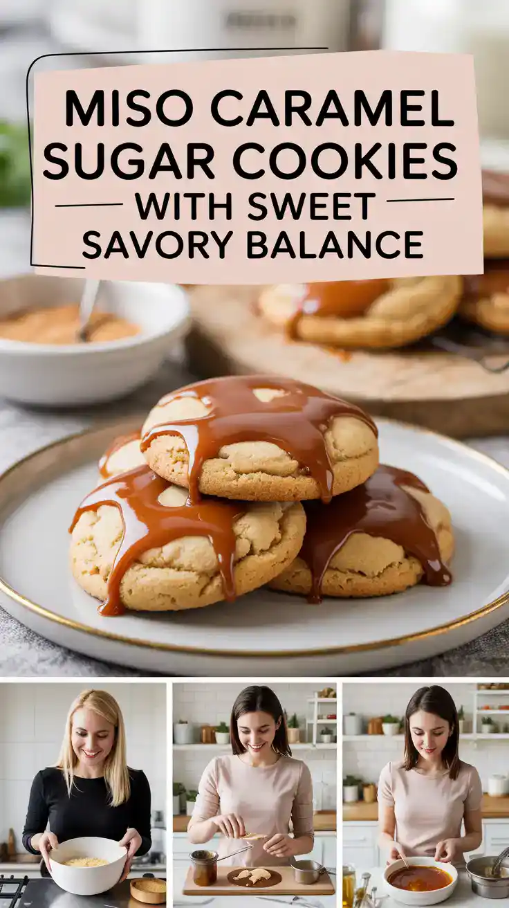 Miso Caramel Sugar Cookies