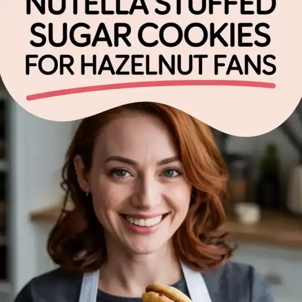 Nutella Stuffed Sugar Cookies For Hazelnut Fans