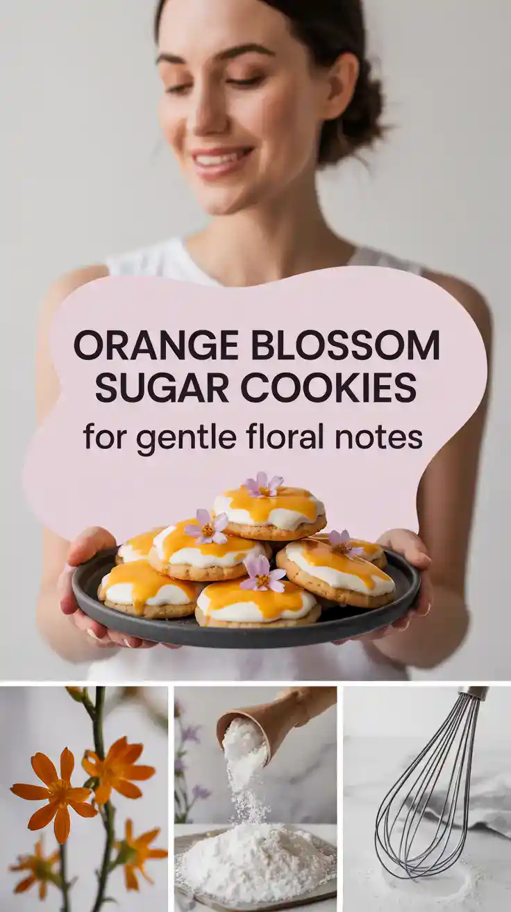 Orange Blossom Sugar Cookies