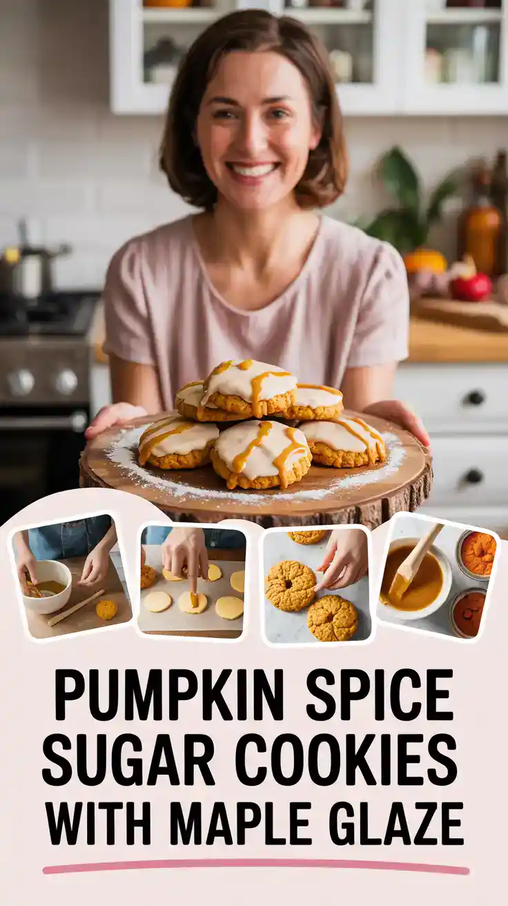 Pumpkin Spice Sugar Cookies