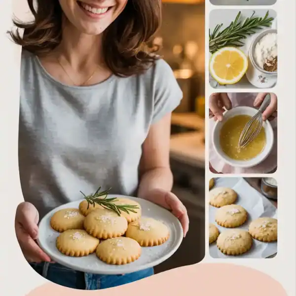 Rosemary Lemon Sugar Cookies With Sea Salt