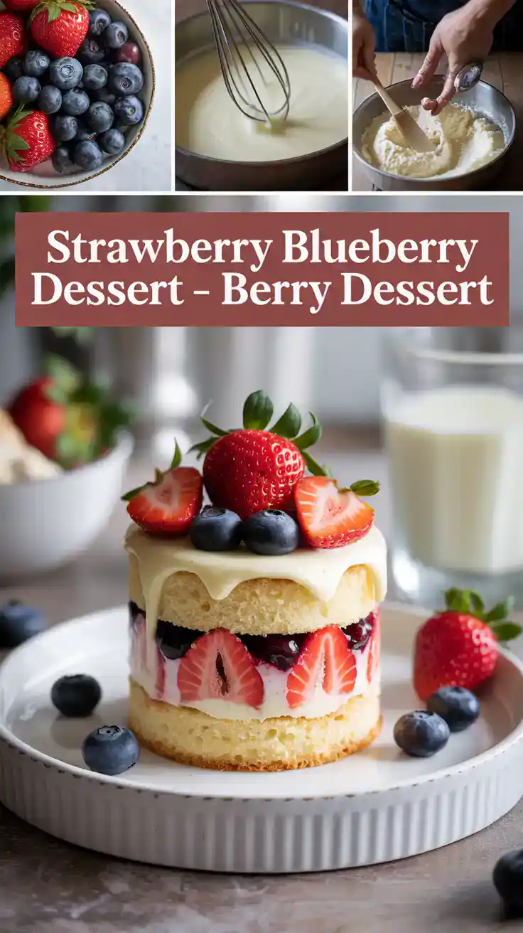 Strawberry Blueberry Dessert