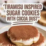 Tiramisu Inspired Sugar Cookies