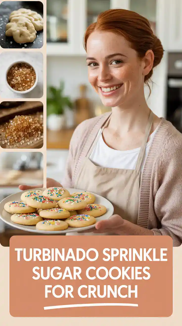 Turbinado Sprinkle Sugar Cookies