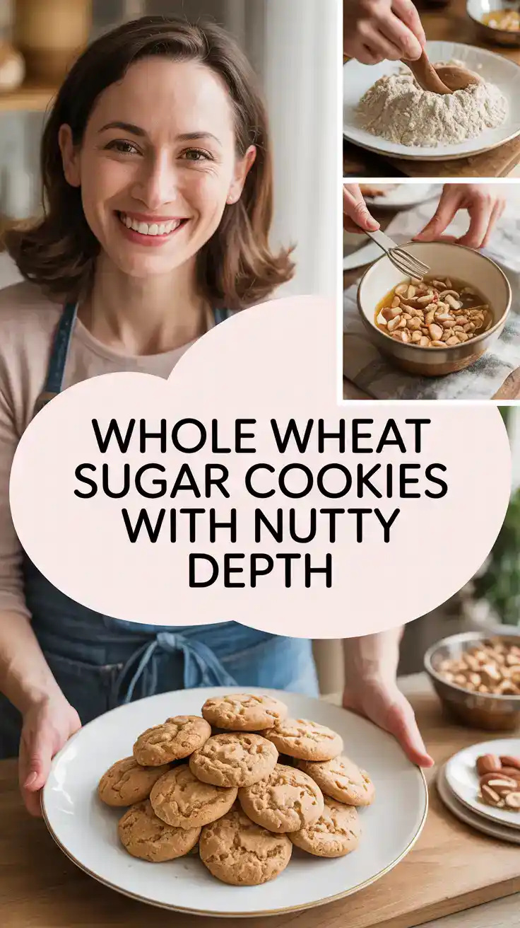 Whole Wheat Sugar Cookies With Nutty Depth