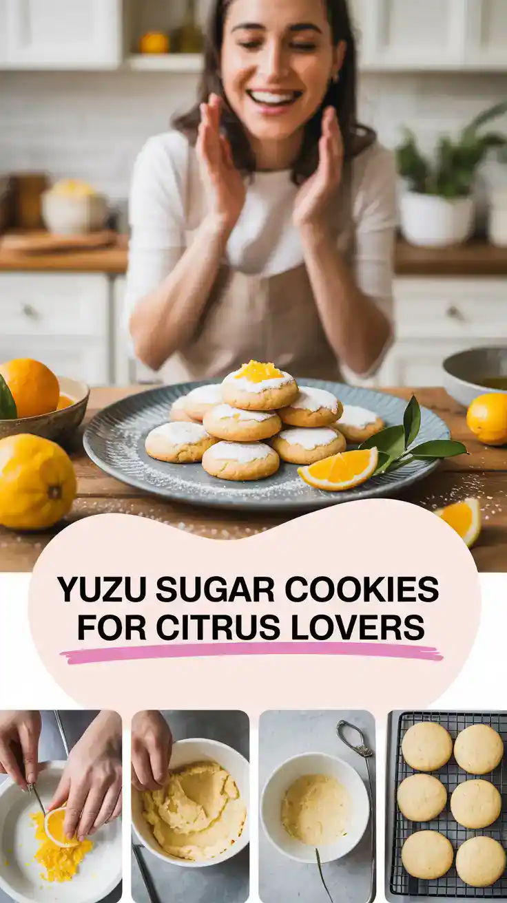 Yuzu Sugar Cookies For Citrus Lovers